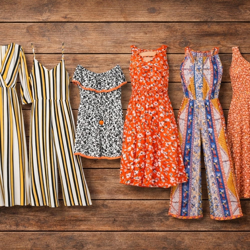 6 Summer Dress Bundle M/L | Gap, Flying Tomato, Old Navy Floral Boho Vacation Dr